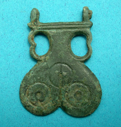 Belt End, Amphora Heart-shaped, 3rd-4th Cent. AD